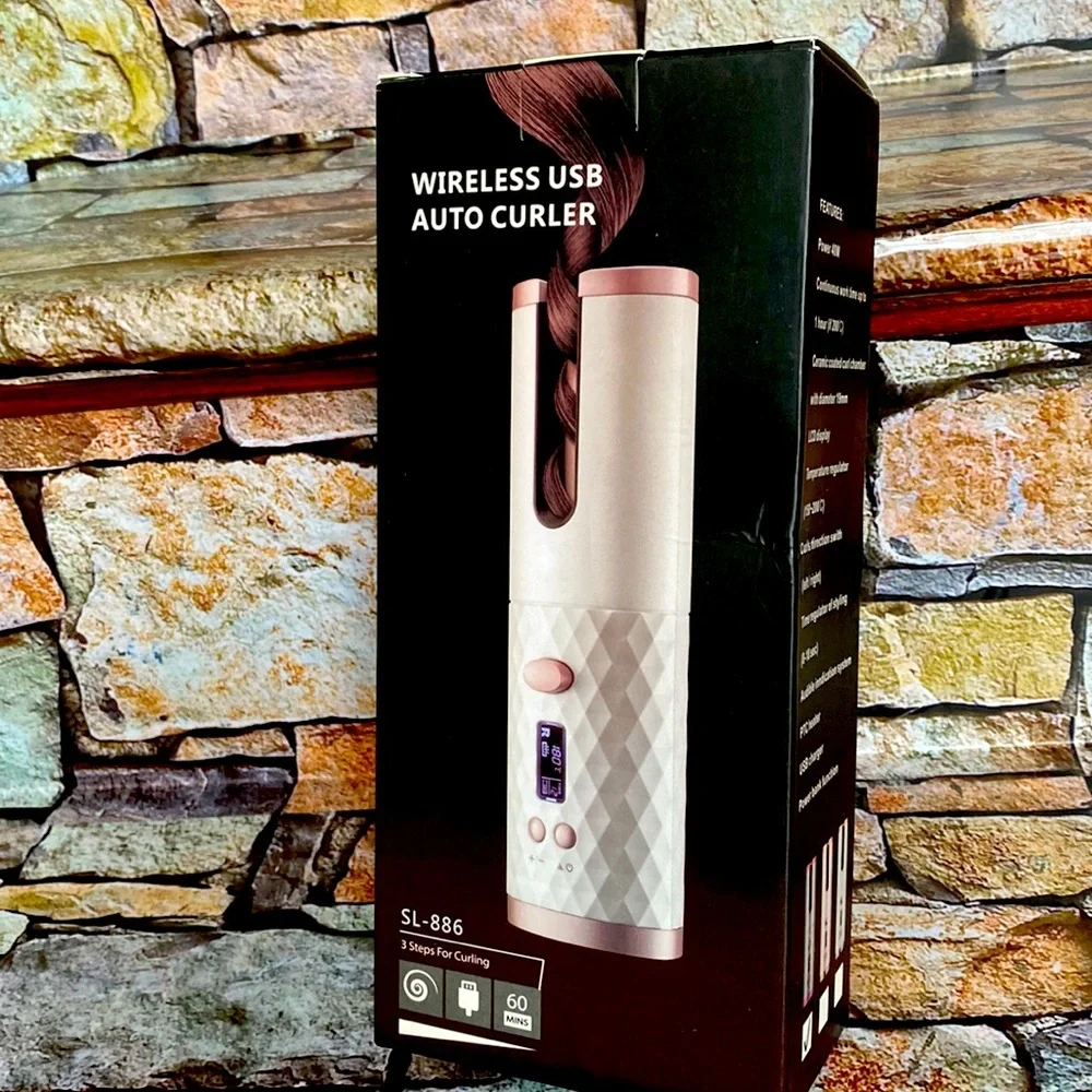 Wireless USB Auto Curler Brand New (Never Used) - Picture 6 of 17